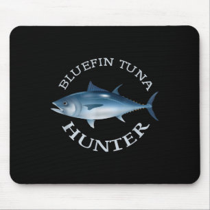 Bluefin Tuna Hunter, Saltwater Fishing T Shirt Mouse Mat
