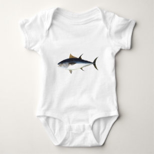 Bluefin Tuna illustration Baby Bodysuit