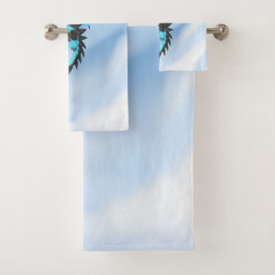BlueFire Dragon Bath Towel Set
