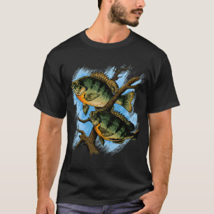 Bluegill Illustration Fishing Pullover design