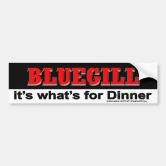 BLUEGILL it's what's for dinner Bumper Sticker