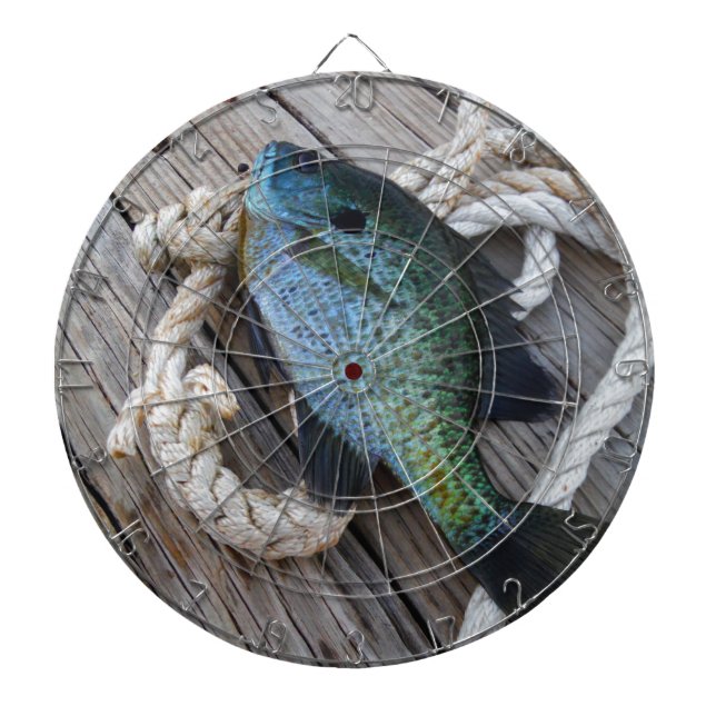 bluegill on dock dartboard (Front)