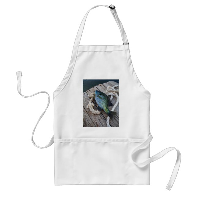 bluegill on dock standard apron (Front)