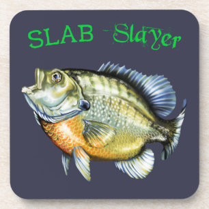 Bluegill Sunfish Slab Slayer Coaster