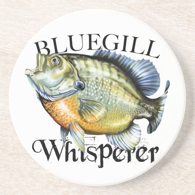 Bluegill Whisperer Coaster (Front)