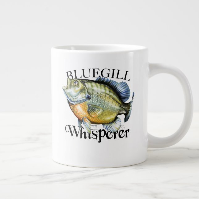 Bluegill Whisperer Large Coffee Mug (Right)