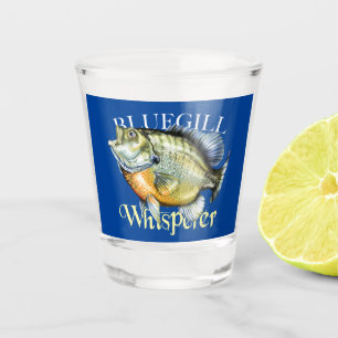 Bluegill Whisperer Shot Glass