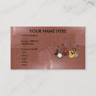BLUEGRASS BAND-BUSINESS CARD