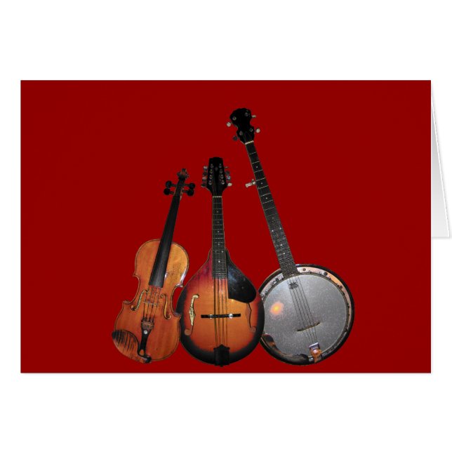 Bluegrass Band Cartoon (Front Horizontal)