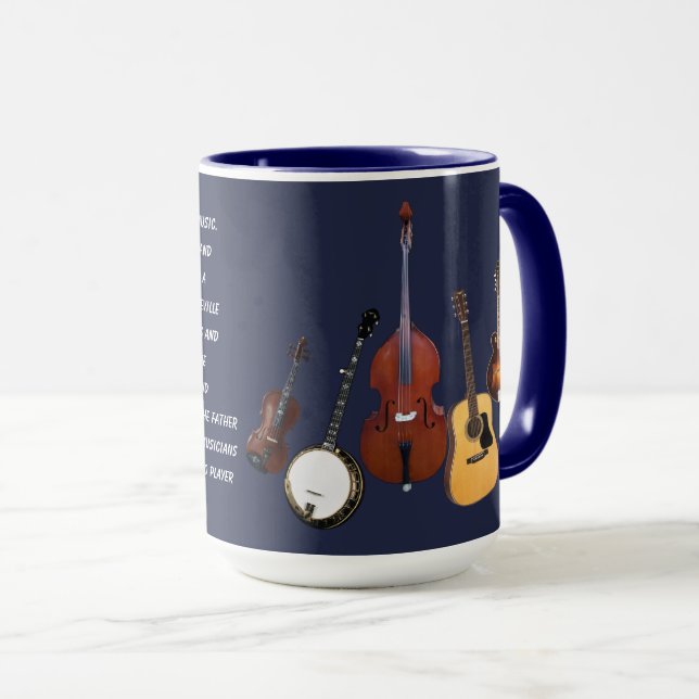 BLUEGRASS BAND MUG (Front Right)