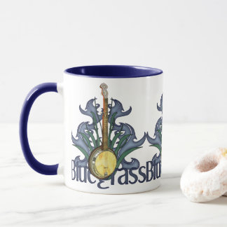 Bluegrass Banjo Design Mugs