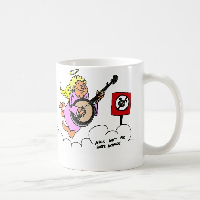 Bluegrass Banjo Humour Coffee Mug (Right)