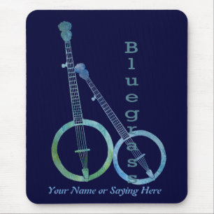 Bluegrass Banjos Mouse Mat