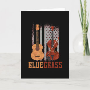 Bluegrass Guitar Mandolin Resonator USA Card