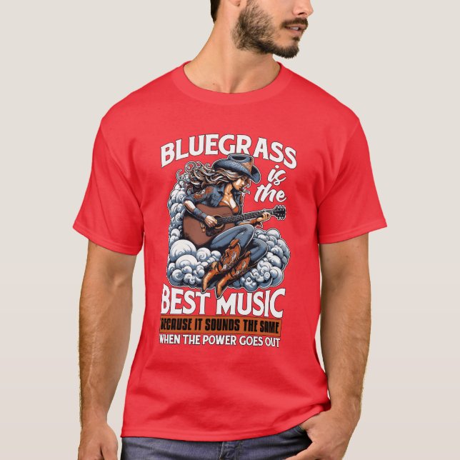 Bluegrass Ishe Best Music Loves Country Music boy T-Shirt (Front)