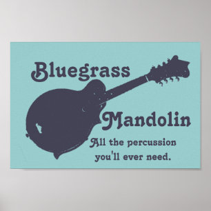Bluegrass Mandolin - All the Percussion You Need Poster