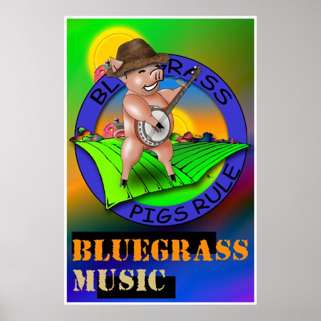 Bluegrass Music Poster (Front)