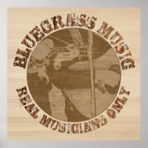 Bluegrass Music Real Musicians Only In Wood