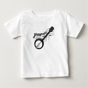 Bluegrass music with banjo baby T-Shirt