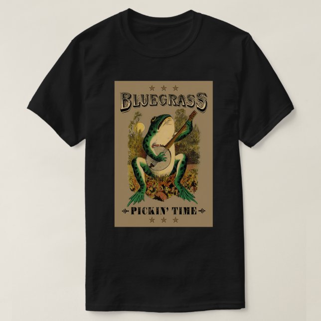 Bluegrass Pickin Time T-Shirt (Design Front)