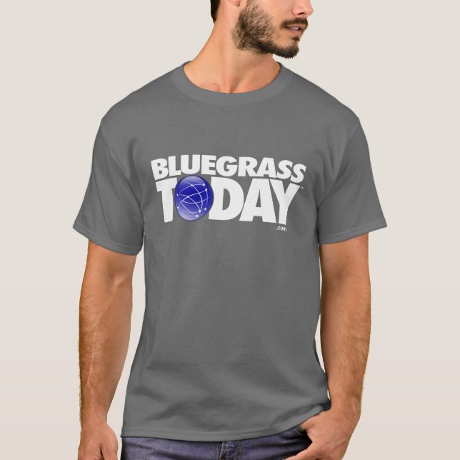 Bluegrass Today Dark Colour Logo T-Shirt (Front)