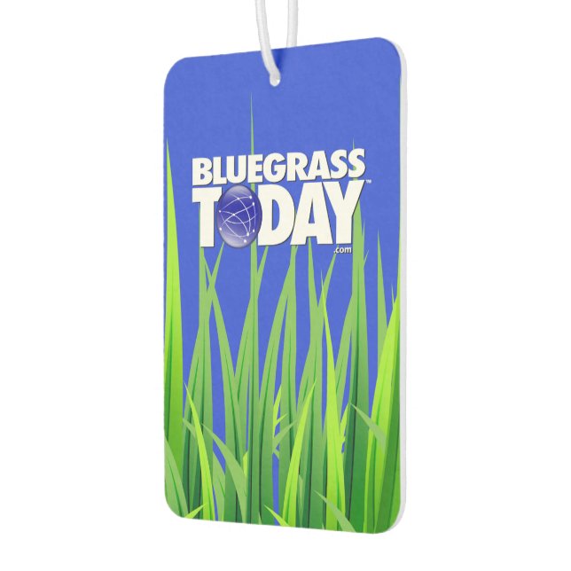 Bluegrass Today logo air freshener (Left)