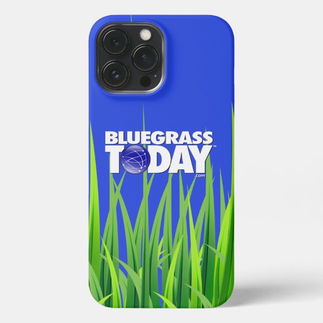 Bluegrass Today Logo Grass iPhone Case (Back)