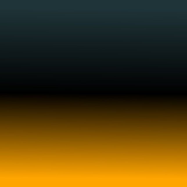 BLUEGREEN BLACK ORANGE Original Gradient Canvas  Print (Creator Uploaded)