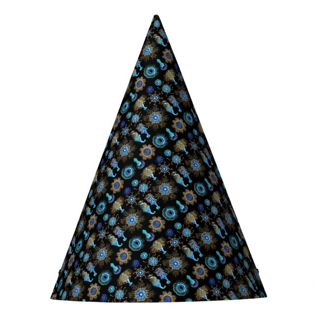 Bluegreen  Siphonophorae Party Hat (Front)