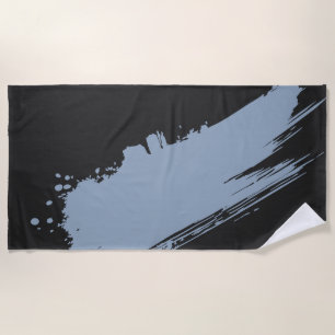 BlueHaze Noir Beach Towel