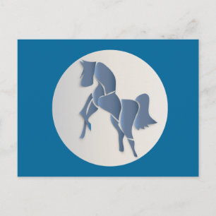 Bluehorse Postcard