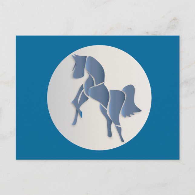 Bluehorse Postcard (Front)