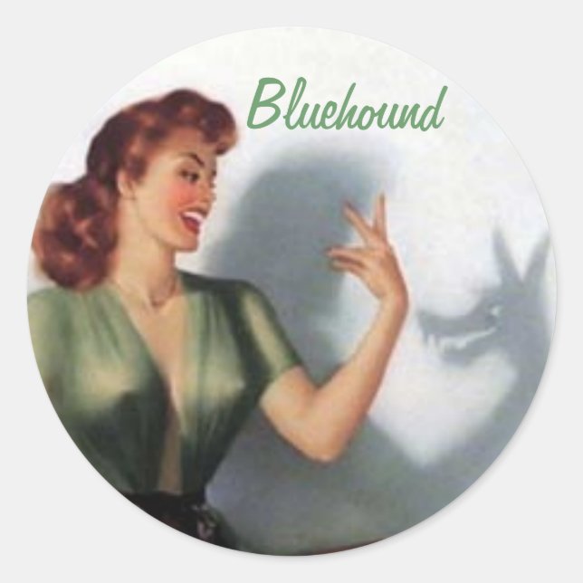 Bluehound Shaddow Sticker (Front)