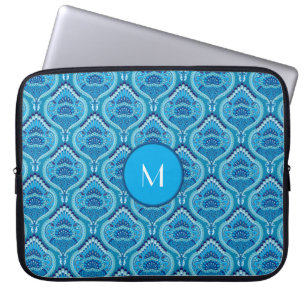 Blueish - Feathered Paisley Laptop Sleeve