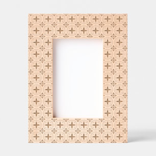 blueish floral tiling pattern etched frames