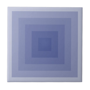 Blueish Purple Square Geometric Tile