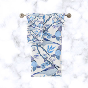 Bluejay Botanical Peri Colour 2022 Bath Towel Set