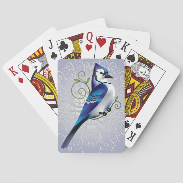 Bluejay Day Playing Cards (Back)