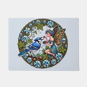 Bluejay Fairy Doormat