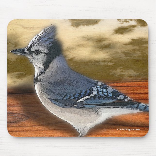 BLUEJAY MOUSE MAT (Front)