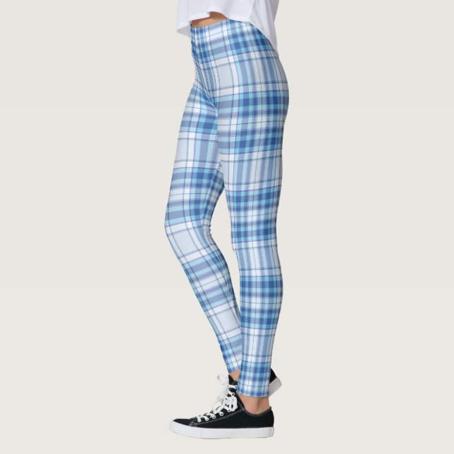 Bluejay Plaid leggings (Left)