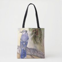 Bluejay Tote Bag