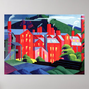 Bluemner - Jersey Silk Mills Poster