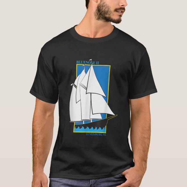 Bluenose II Lunenburg Nova Scotia Canada T-Shirt (Front)