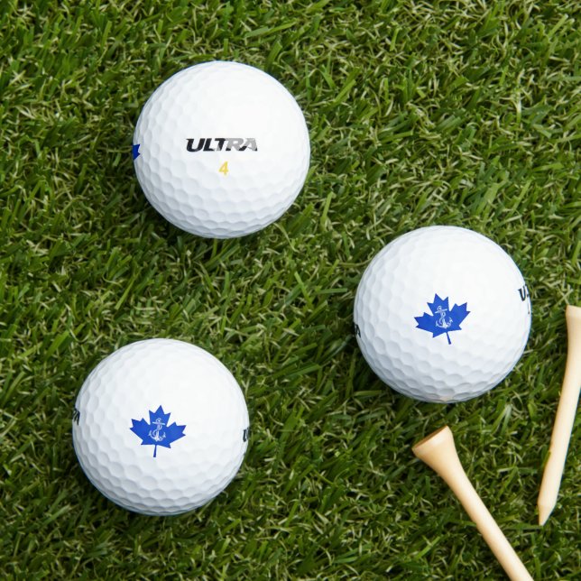 Bluenoser Lifestyle Maple leaf 902 Eh !  Golf Balls (Insitu Grass)