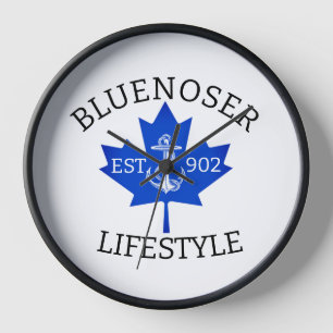 Bluenoser Lifestyle Maple leaf 90 Eh!  Clock