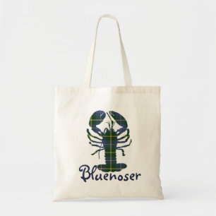 Bluenoser Nova Scotia tartan lobster tote bag