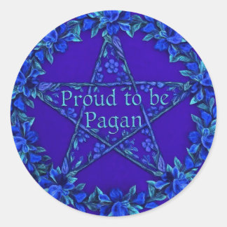 BluePaganPride Classic Round Sticker