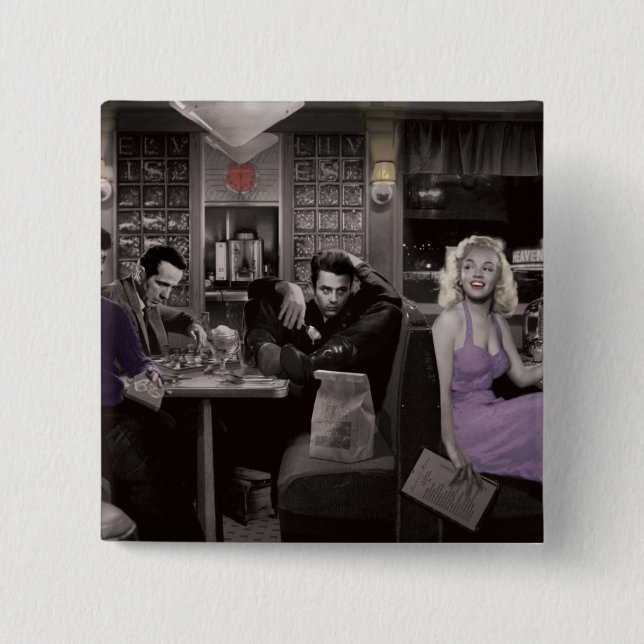 Blueplate 2 15 cm square badge (Front)