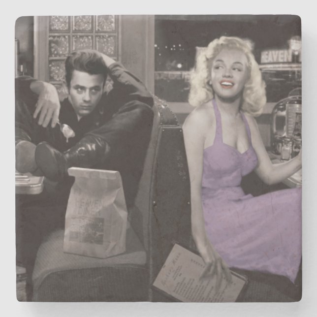 Blueplate Stone Coaster (Front)